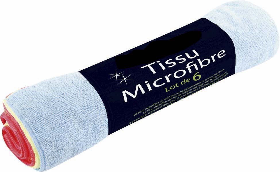 Lot de 6 microfibre 40x30cm - 14689