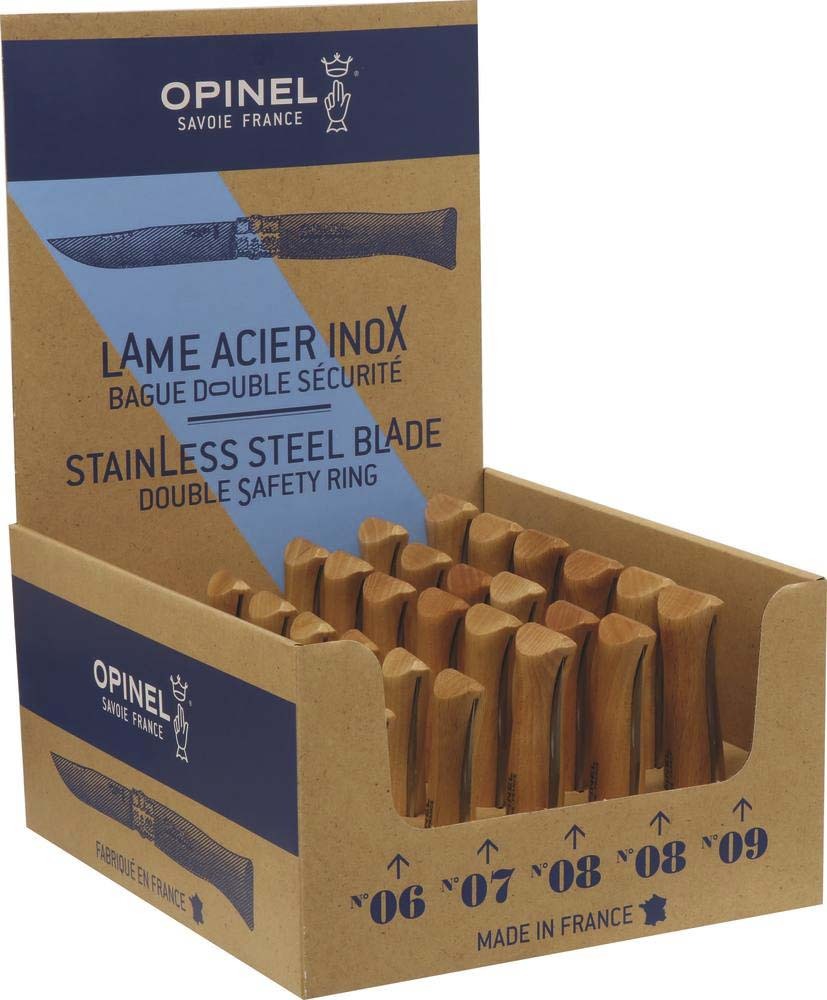 Presentoir 30 couteaux acier inox OPINEL - 17674