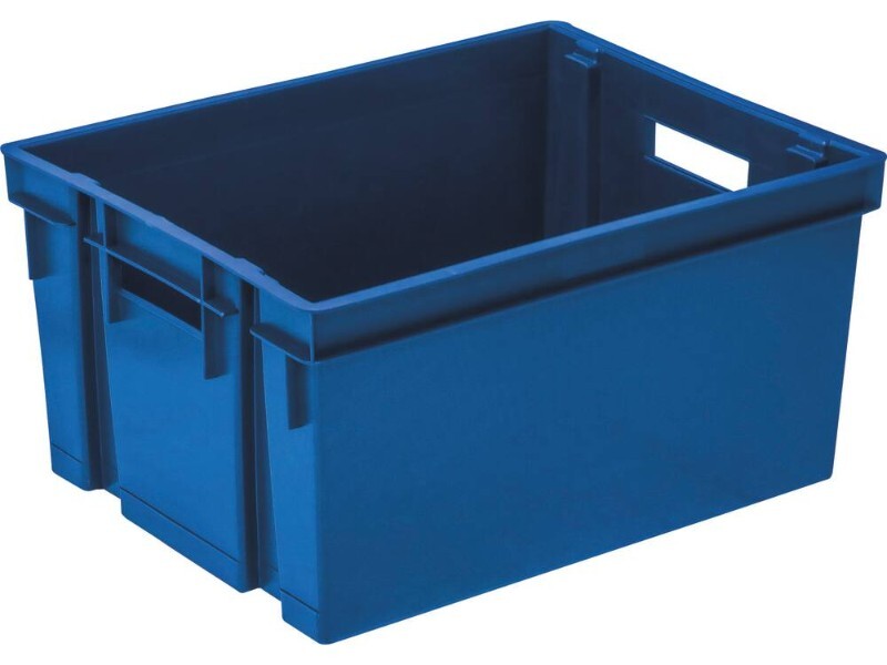 Bac de rangement bleu 30l 441x345x235mm EDA - 17759