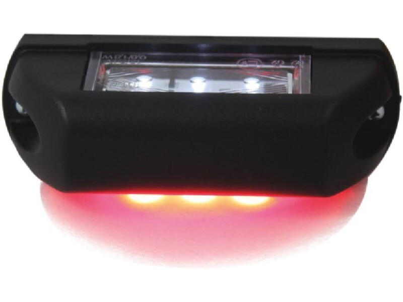 Feu de gabarit led rouge / blanc sans support SODIFLASH - 17957