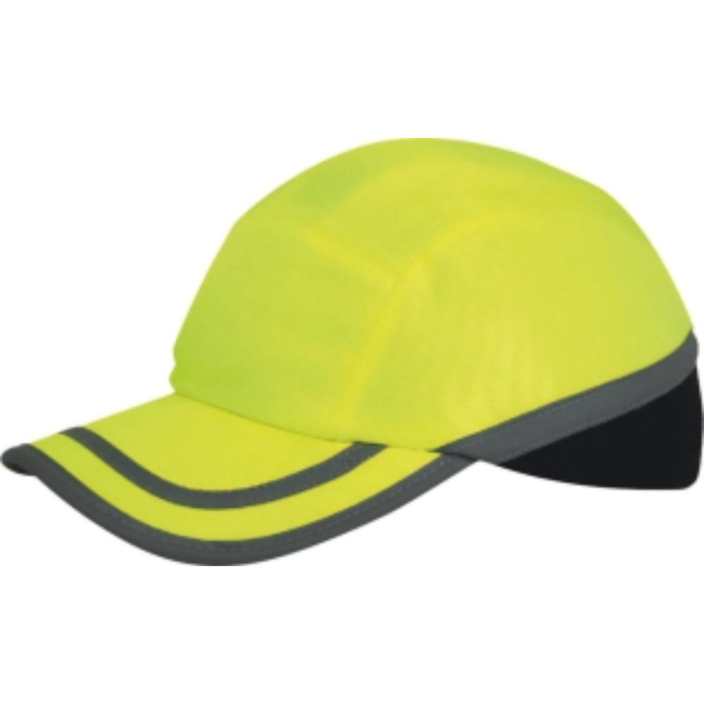 CASQUETTE ANTI-HEURT NOIRE ET JAUNE - CLIMAX - 19623