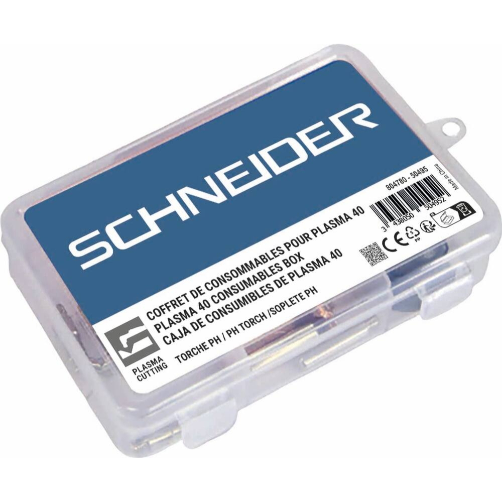 COFFRET DE CONSOMMABLES POUR DECOUPEUR SCHNEIDER PLASMA 40 50490 - SCHNEIDER SOUDURE - 50495