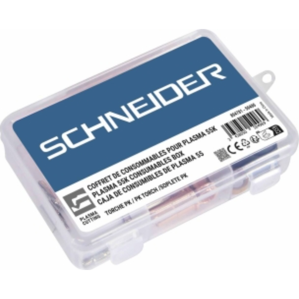 COFFRET DE CONSOMMABLES POUR DECOUPEUR SCHNEIDER PLASMA 55K 50492 - SCHNEIDER SOUDURE - 50496