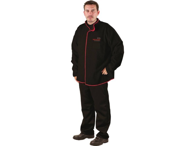 Veste de soudeur en croûte de cuir 3XL WELDLINE - 65371