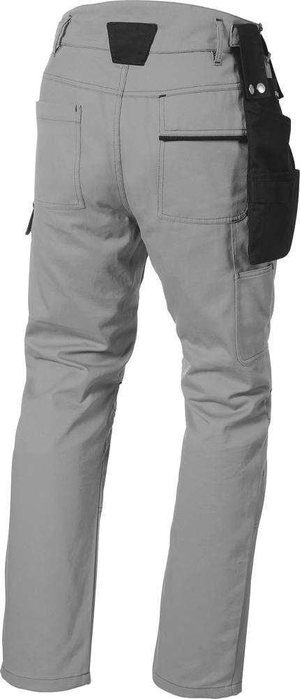 Pantalon de travail 100% coton 280 g/m² gris PIONIER - 65401