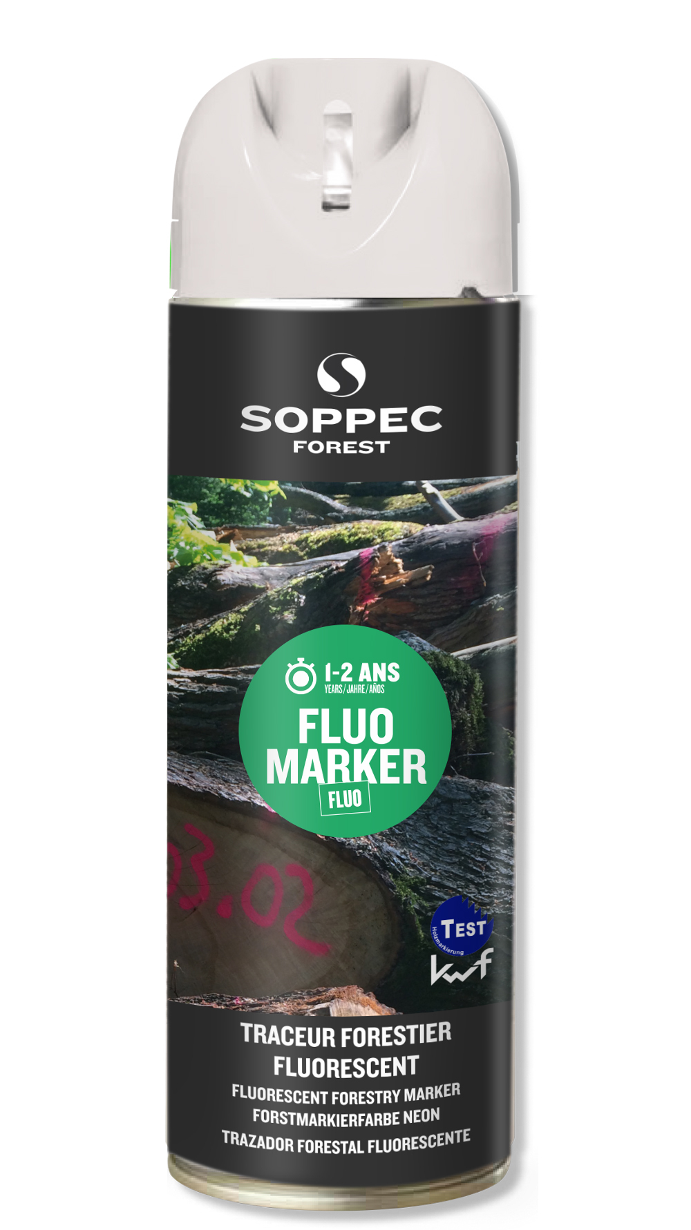 TRACEUR FORESTIER SOPPEC FLUORESCENT BLANC FLUO 12 MOIS FLUO MARKER - 131300