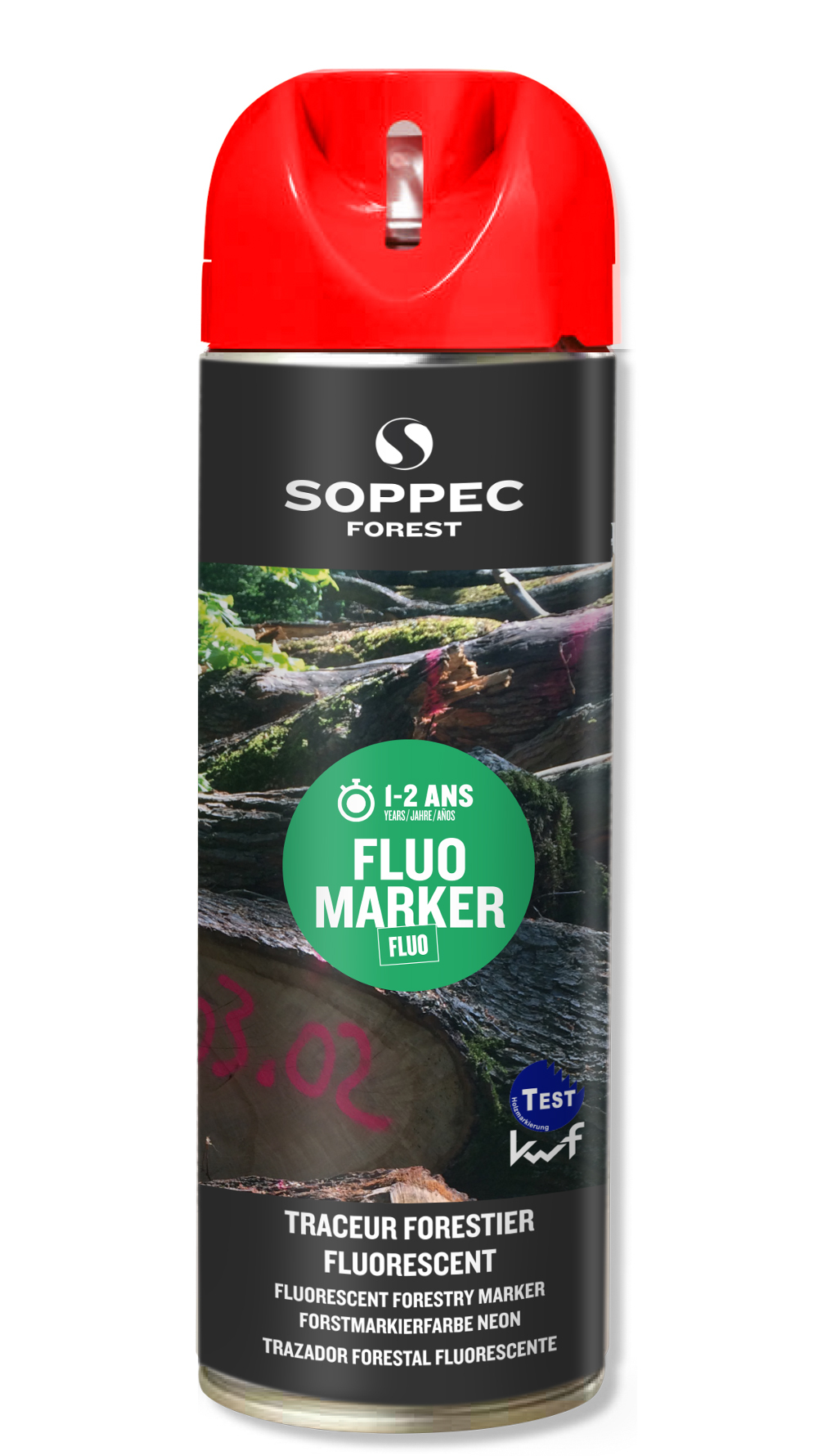 TRACEUR FORESTIER SOPPEC FLUORESCENT ROUGE FLUO 12 MOIS FLUO MARKER - 131313