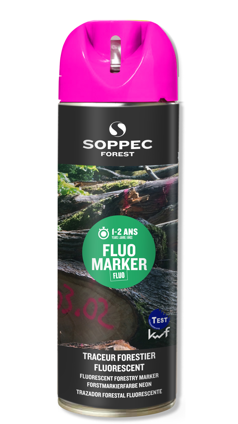 TRACEUR FORESTIER SOPPEC FLUORESCENT CERISE FLUO 12 MOIS FLUO MARKER - 131325