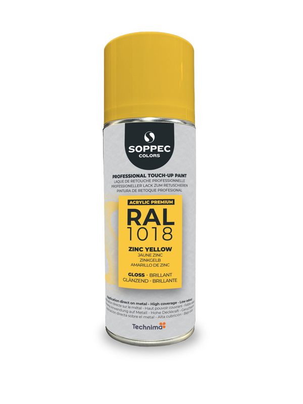 SOPPEC ACRYL PREMIUM RAL1018 BRILLANT 400ML - SOPPEC - 424105