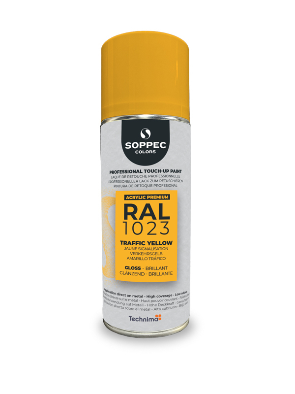 SOPPEC ACRYL PREMIUM RAL1023 BRILLANT 400ML - SOPPEC - 424107