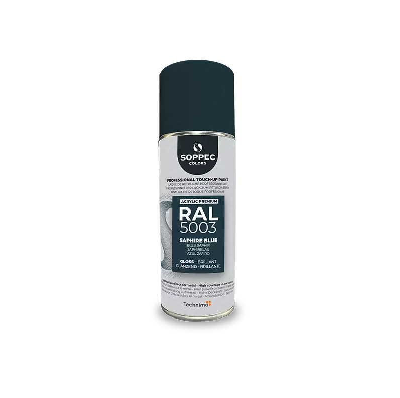 SOPPEC ACRYL PREMIUM RAL5003 BRILLANT 400ML (bleu saphir) - SOPPEC - 424114