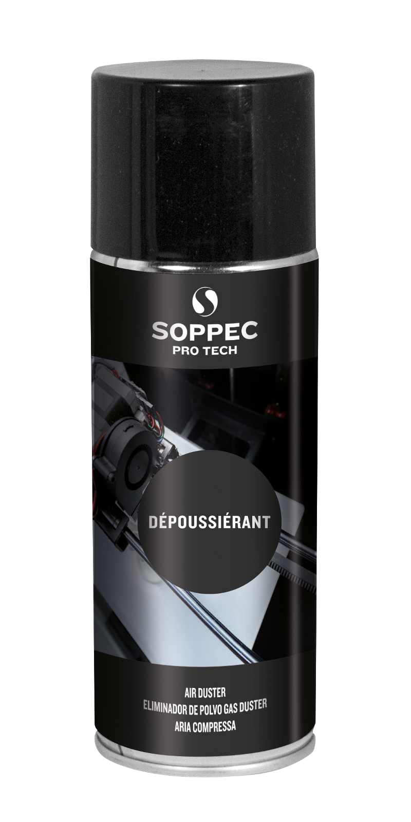 BOMBE AÉROSOLS SOPPEC DÉPOUSSIÈRANT 400ml (200ml NET) - 960133W