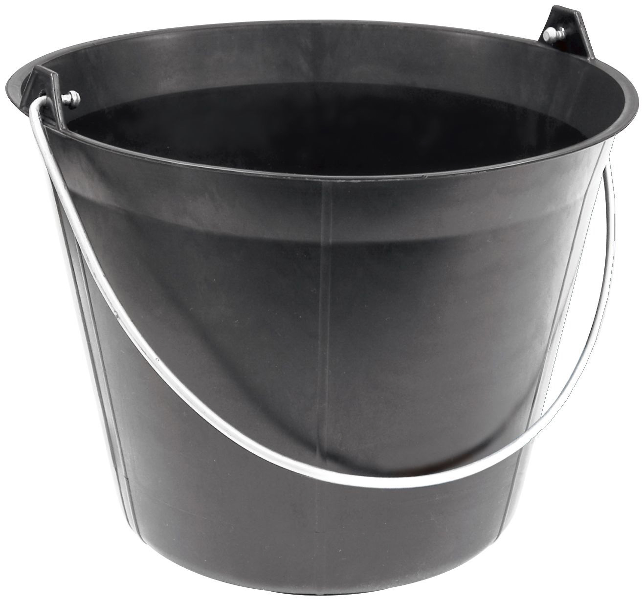 SEAU PLASTIQUE NOIR 11 LITRES TALIAPLAST ANSE 5,3MM - 310103