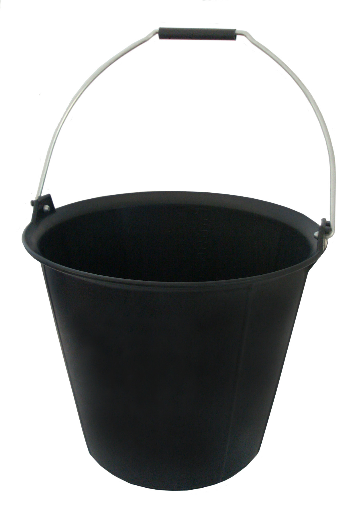 Seau PRO NOIR renforcé à ergots 13 litres anse Diam. 6.3 mm TALIAPLAST - 310107