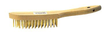 BROSSE TALIAPLAST METALLIQUE A MANCHE 4 RANGS ACIER TREMPE -361101