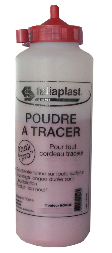 POUDRE À TRACER TALIAPLAST ROUGE 1000 GR - 400413