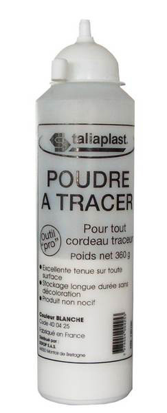 POUDRE A TRACER BLANC 360G TALIAPLAST - 400425