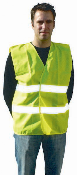 GILET JAUNE CLASSE 2 DOUBLE CEINTURE TALIAPLAST - 550553