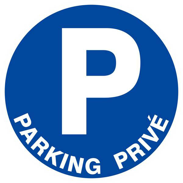 Panneau rigide PARKING PRIVE Ø180MM TALIAPLAST - 627527