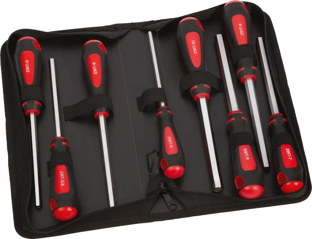 TROUSSE 8 CLES A DOUILLE EMMANCHEES SAM OUTILLAGE - 291TR8