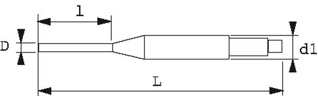 CHASSE-GOUPILLES A MANCHON 2,4 MM SAM OUTILLAGE - 6C25