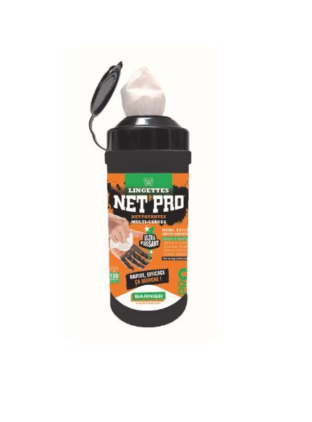 LINGETTES SEAU DE 100U NET PRO W100 - 178856