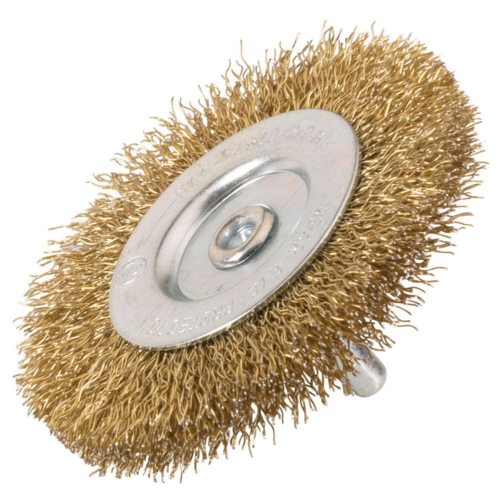 BROSSE CIRCULAIRE SUR TIGE 6MM D.50 FIL ONDULE ACIER LAITONNE SIDAMO - 10314001