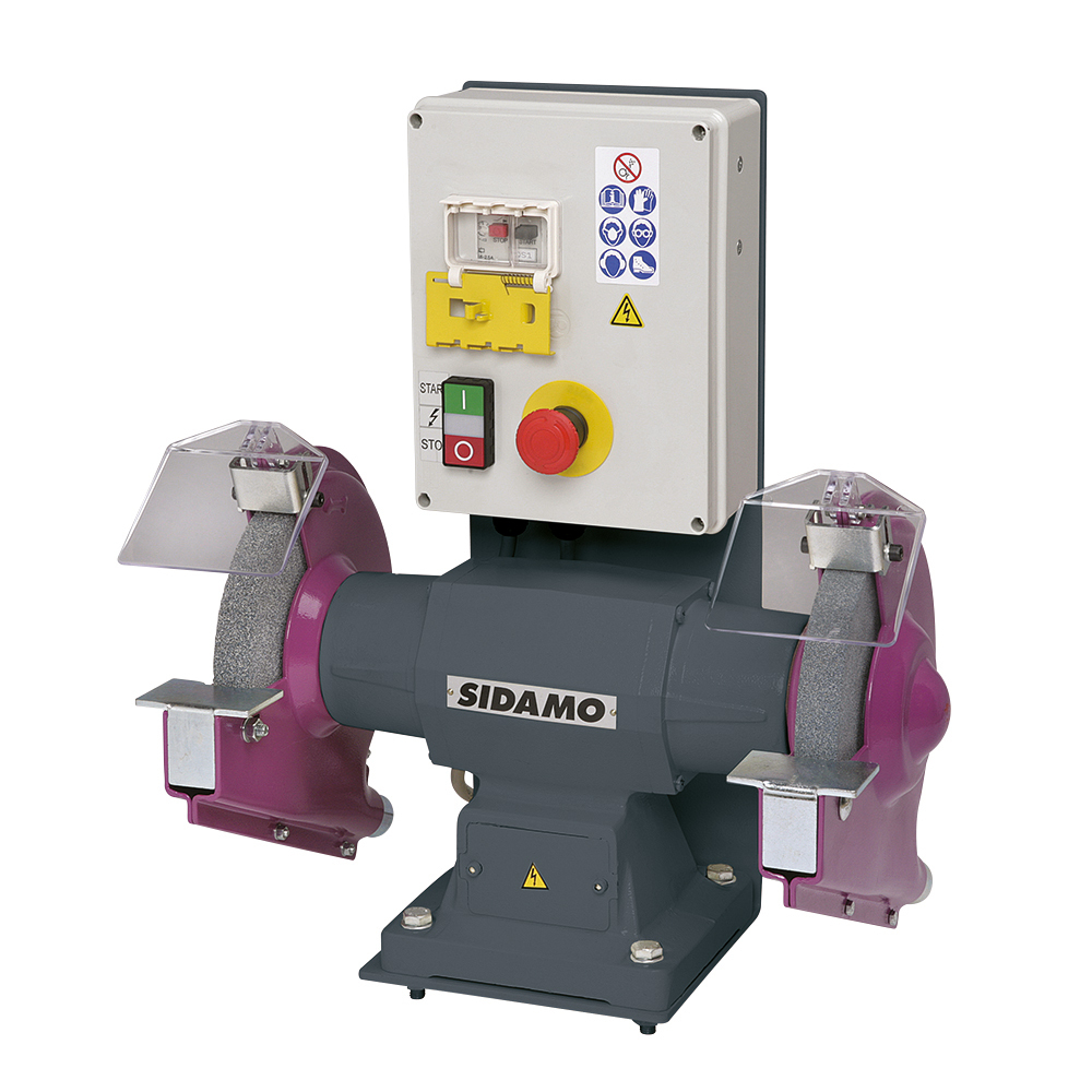 TOURET A MEULER ULTRA 200 TMT FR D.200 / 400 V TRI AVEC FREIN - SIDAMO - 20113135