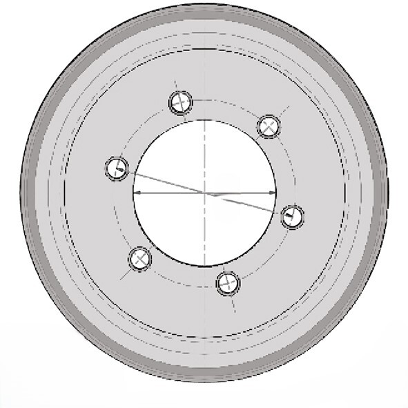 Jante 9.00x18 6p42 161x205 a2 15.7 9006p2 ci pv - R000787