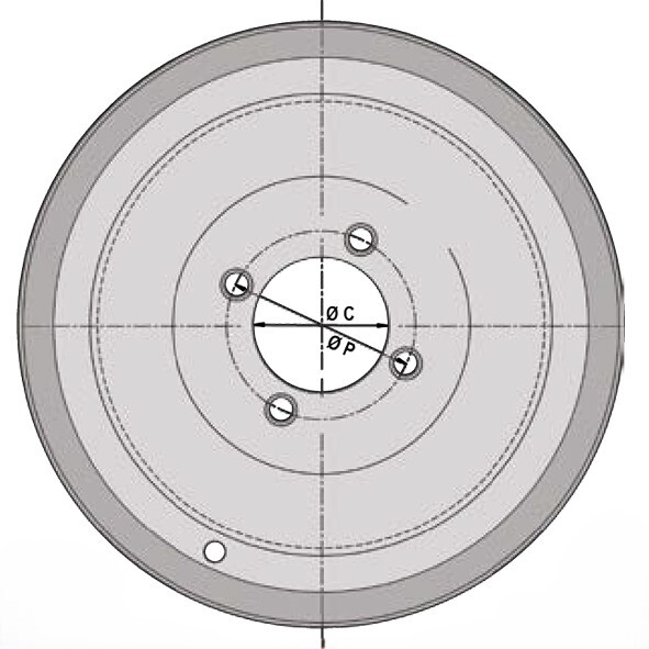 Jante 2.10x4 4n3 52x70 h8.5 diam.11½ 3/6 9006p2 tt - S018635