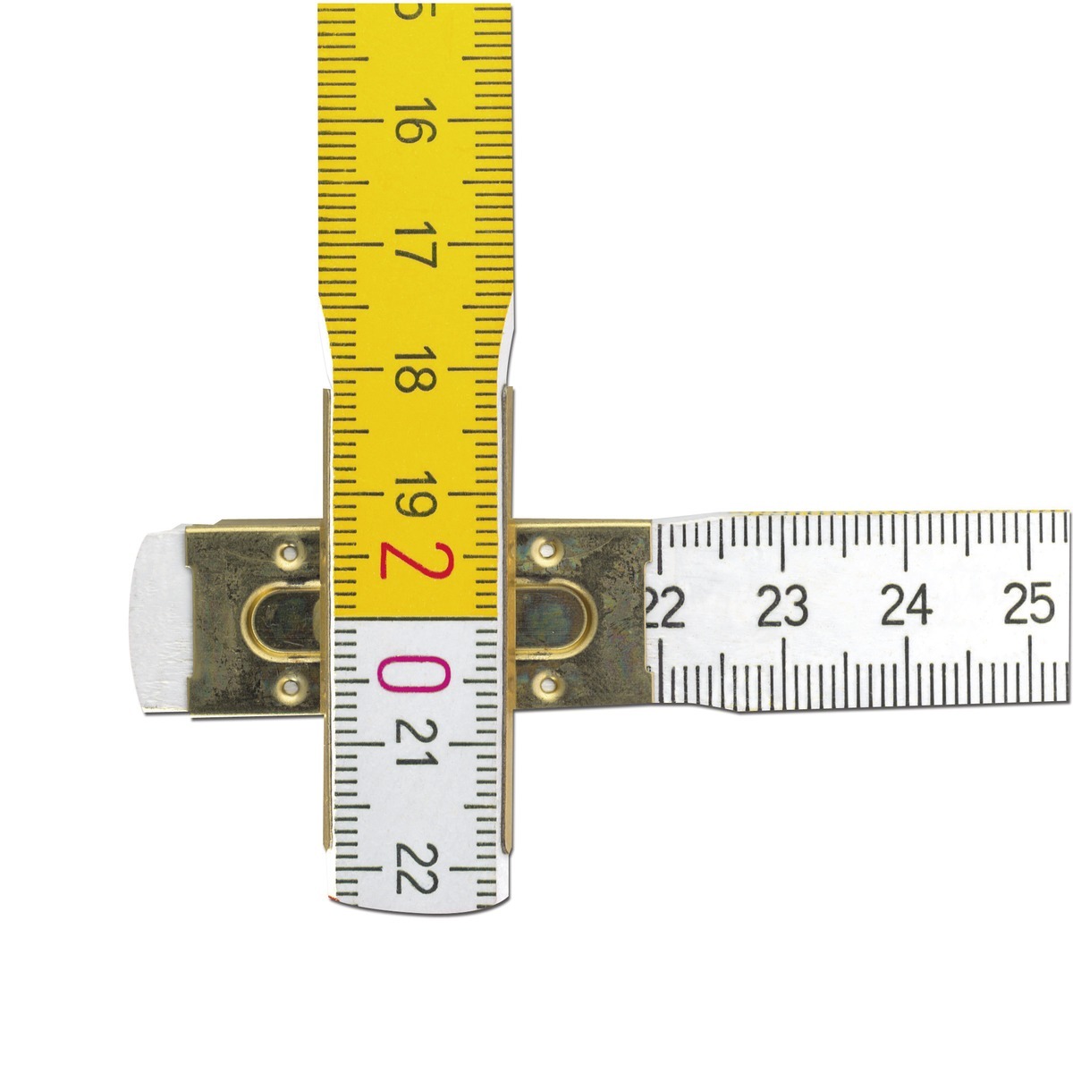 Mètre pliant en bois STABILA type 617/11, 3 m, graduations métriques blanches et jaunes pour une lecture plus rapide, certifié PEFC - 01231