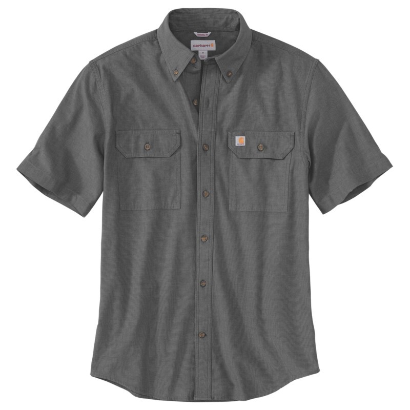 CHEMISE AMPLE EN CHAMBRAY À MANCHES COURTES Gris - BKC - CARHARTT - 104369