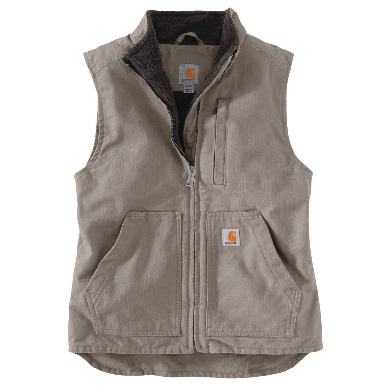 Gilet sans manche Femme à col montant doublé Sherpa Beige - 032 - CARHARTT - 104224