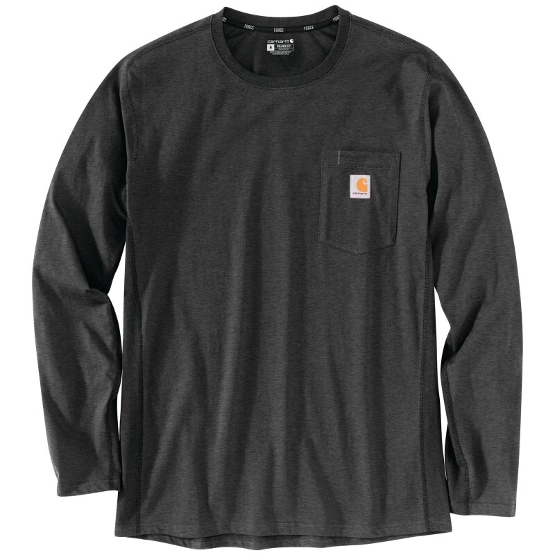 T-shirt Force Flex Pocket Manches Longues Gris - CRH - CARHARTT - 104617