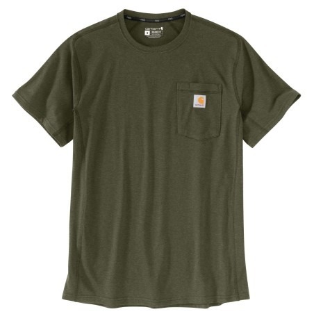 T-shirt manches courtes FORCE FLEX POCKET Vert - CARHARTT - 104616 