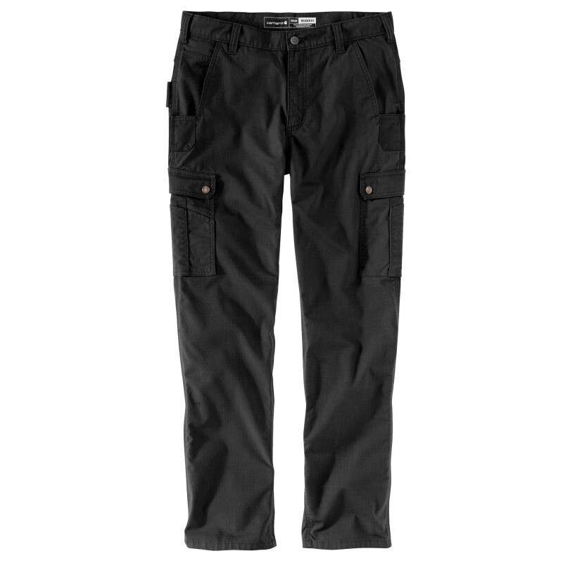 PANTALON DE TRAVAIL CARGO DÉCONTRACTÉ EN RIPSTOP Noir - N04 - CARHARTT - 105461