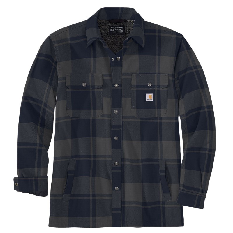 Chemise Flanelle Doublée Sherpa Jac Bleu - 412 - CARHARTT - 105939