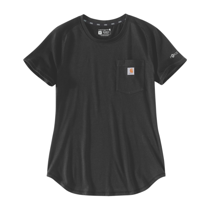 T-shirt Femme FORCE POCKET Noir - N04 - CARHARTT - 106650