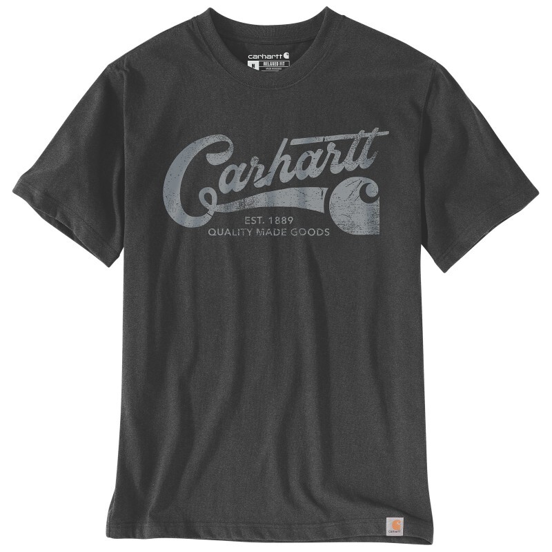 T-shirt Manches Courtes Script Graphic Gris - CRH - CARHARTT - 106531