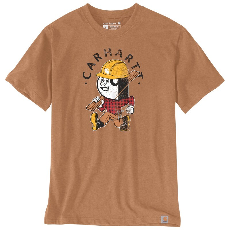 T-shirt Carpenter Graphic Marron - B87 - CARHARTT - 106534