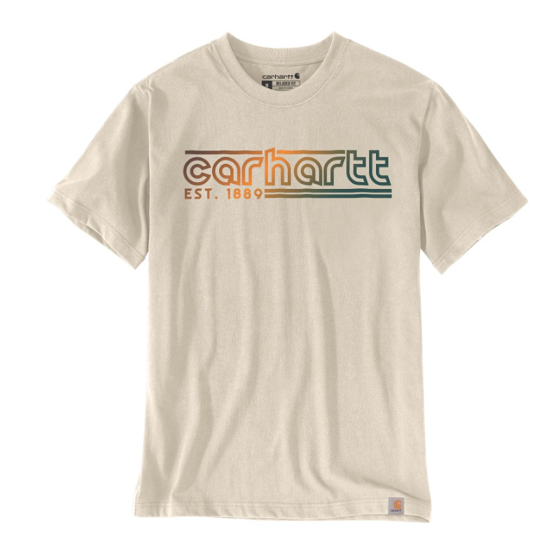 T-shirt Manches Courtes Logo Graphic Blanc A16 - CARHARTT - 106538