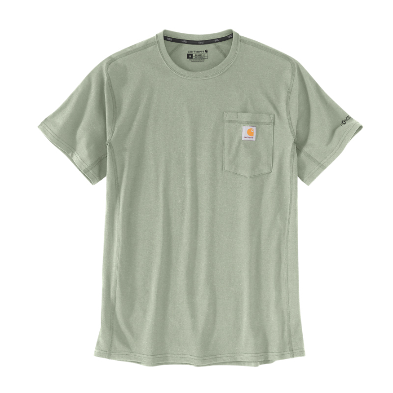 T-shirt Force Pocket Manches Courtes Vert GI7 - CARHARTT - 106652