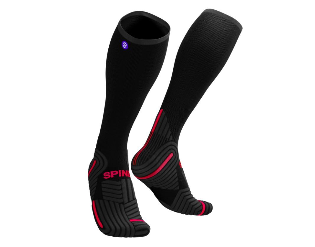 Chaussettes FR Pro Coupe Longue - Noir/Rouge BLR - SPINE - FRSKSPROLC