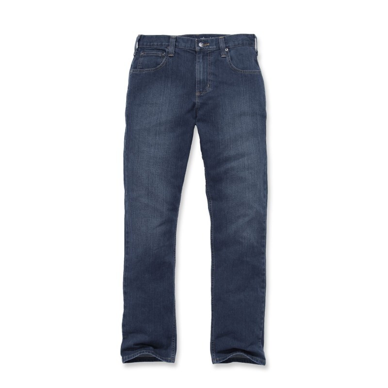 JEAN DROIT RELAXÉ RUGGED FLEX Bleu - 498 - CARHARTT - 102804