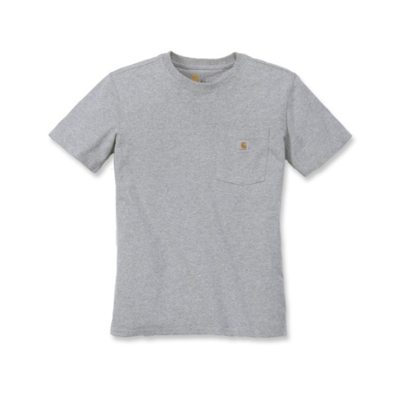 T-shirt Femme WORKW POCKET Manches Courtes Gris 034 - CARHARTT - 103067