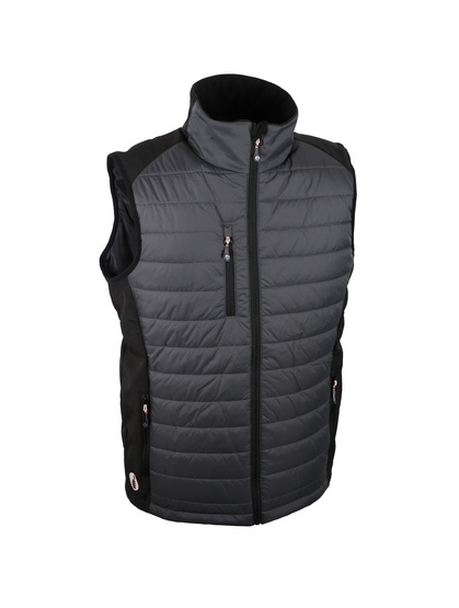 Gilet chaud et confortable softshell & polyamide ripstop; nombreuses poches - SINGER - GALWAY