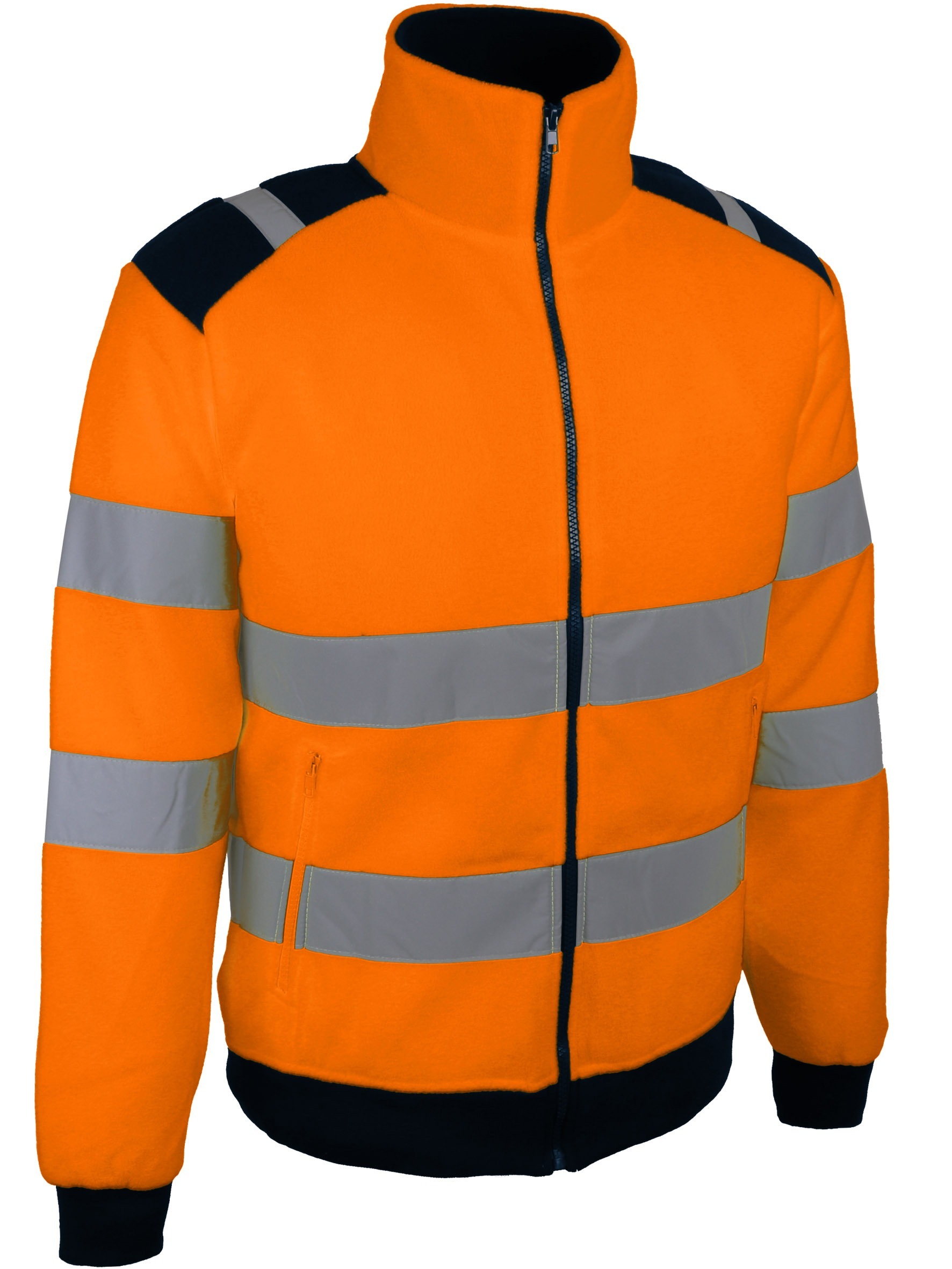 Veste Polaire haute-visibilité orange - SINGER - POLGO