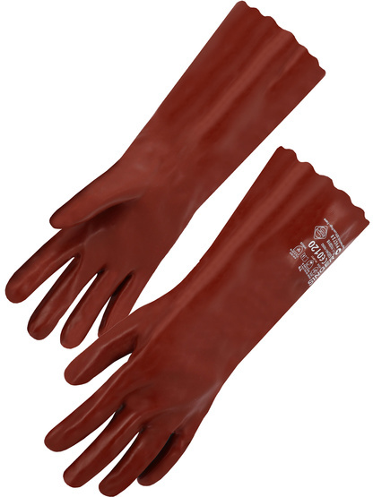 Gants 400 mm simple enduction - SINGER - PVC740