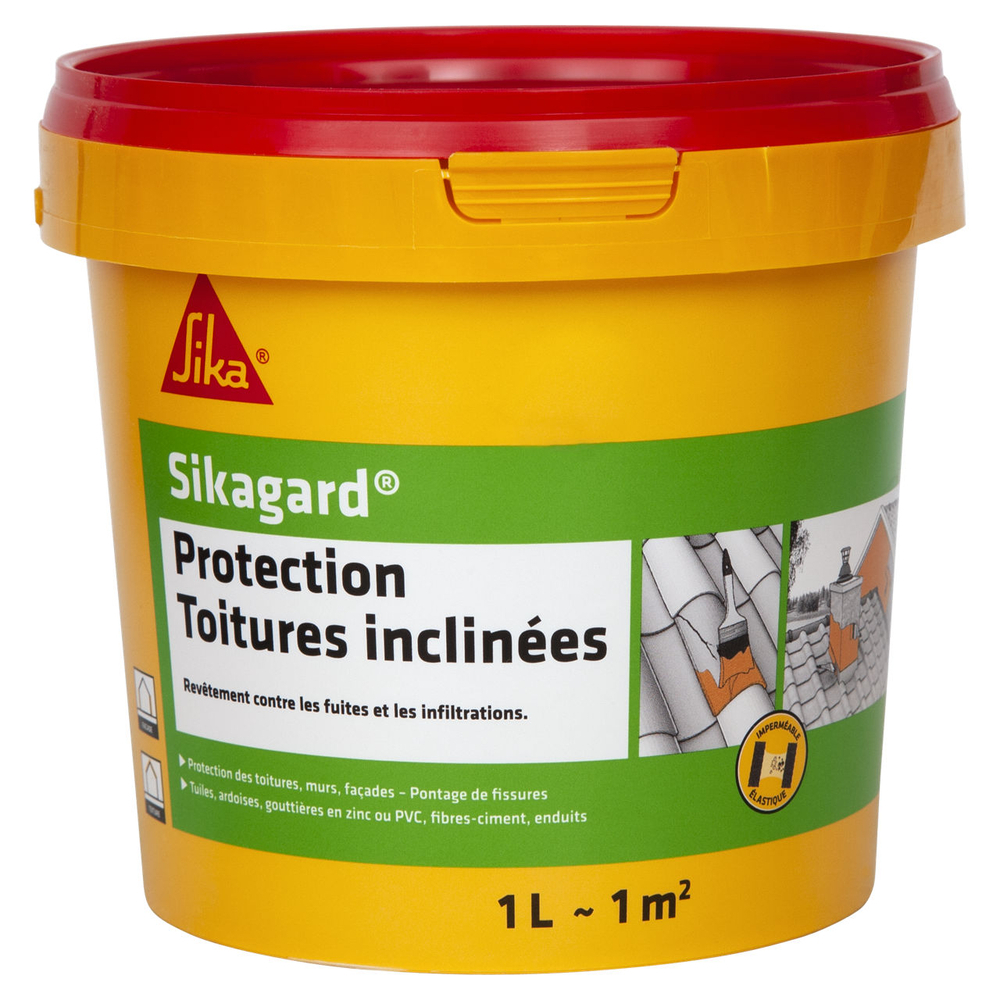REVETEMENT SOUPLE SIKAGARD PROTECTION TOITURES INCLINÉES TRANSLUCIDE - SEAU DE 4 L - SIKA - 460508