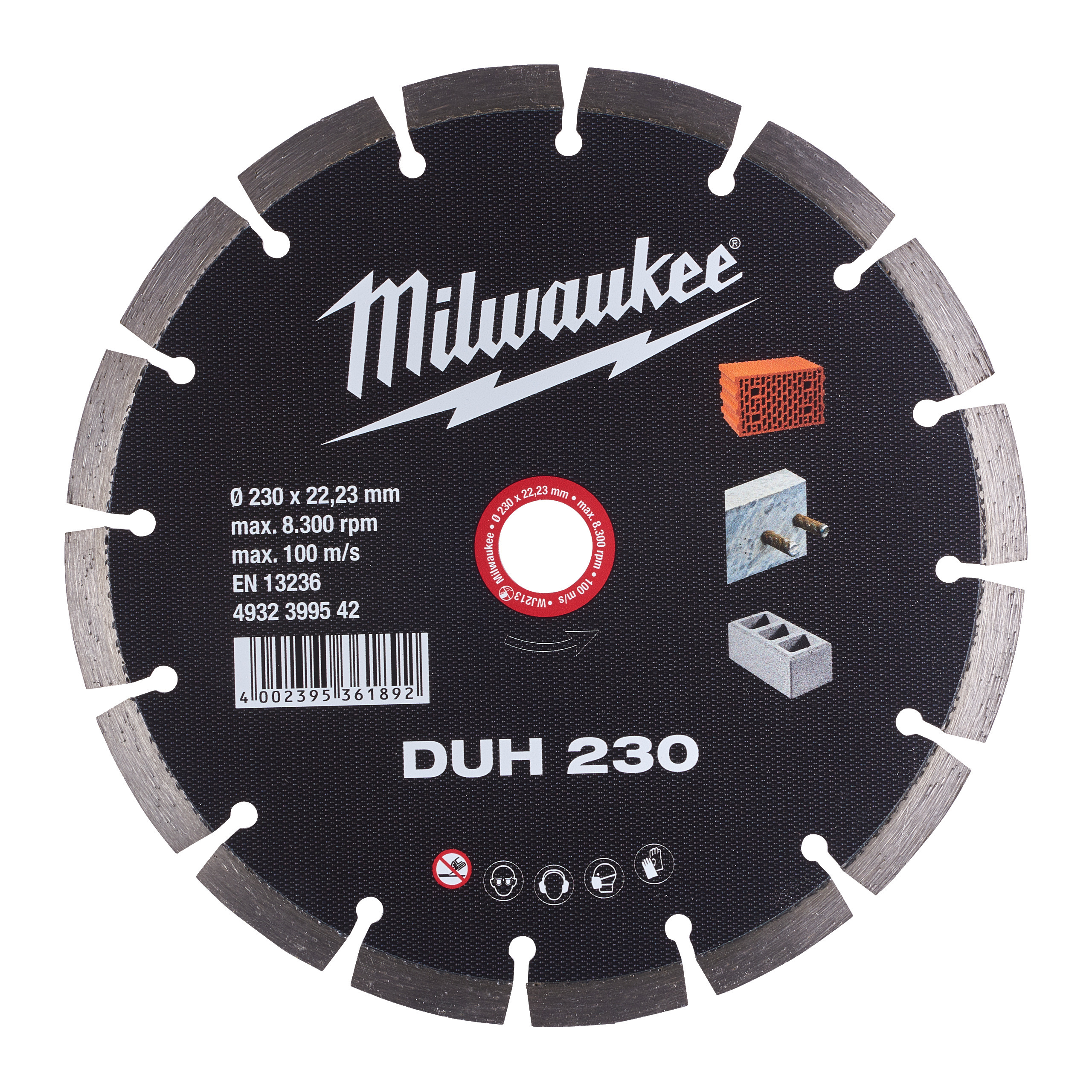 DISQUE DIAMANT DUH 230MM (x1) MILWAUKEE ACCESSOIRES - 4932399542